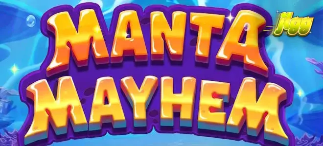 Makulay na underwater theme ng Manta Mayhem slot